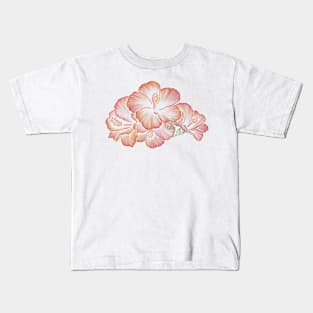 Hibisctus transparent Kids T-Shirt